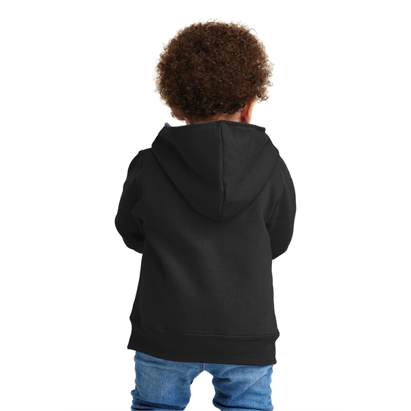 Port & Company Toddler Core Fleece Full-Zip Hooded Sweats... - Port & Company Toddler Core Fleece Full-Zip Hooded Sweats... - Image 22 of 26