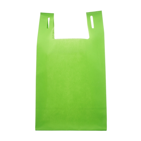 T-Shirt Style Shopping Tote Bag  W/ Gusset (11" X 19" X 7") - T-Shirt Style Shopping Tote Bag  W/ Gusset (11" X 19" X 7") - Image 4 of 7