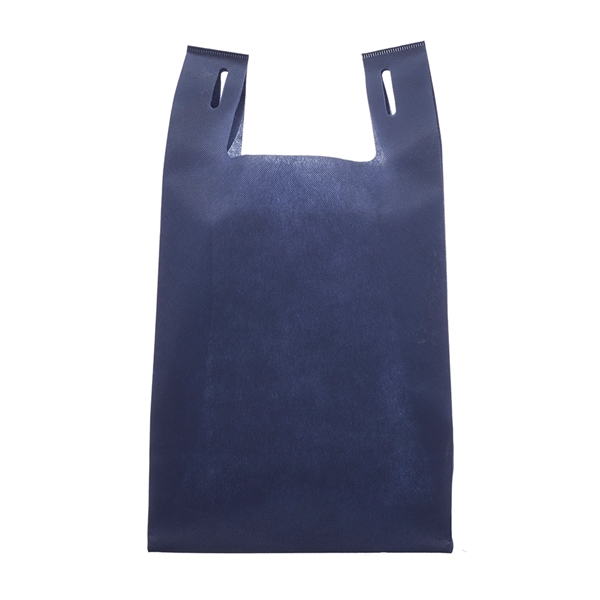 T-Shirt Style Shopping Tote Bag  W/ Gusset (11" X 19" X 7") - T-Shirt Style Shopping Tote Bag  W/ Gusset (11" X 19" X 7") - Image 5 of 7