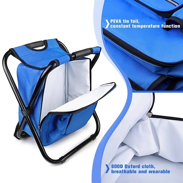 Foldable Fishing/ Beach Chair With Ice Pack - Foldable Fishing/ Beach Chair With Ice Pack - Image 1 of 5