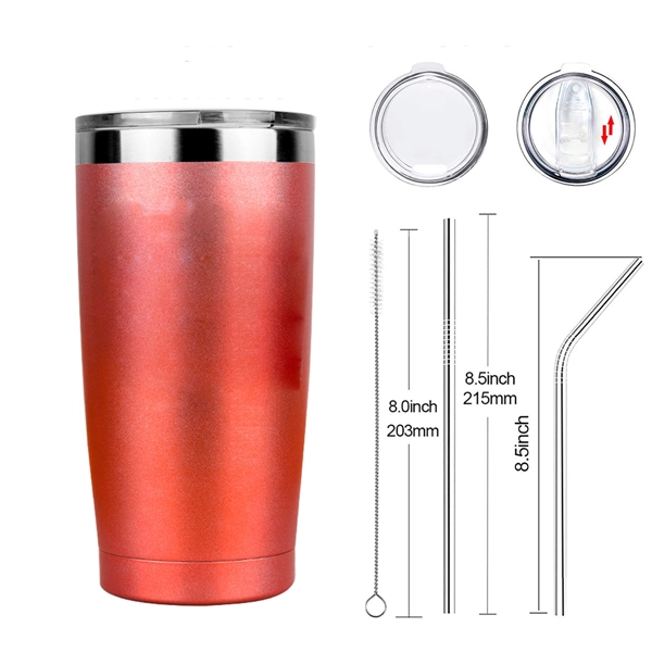 20 oz stainless steel double-layer vacuum flask - 20 oz stainless steel double-layer vacuum flask - Image 3 of 3