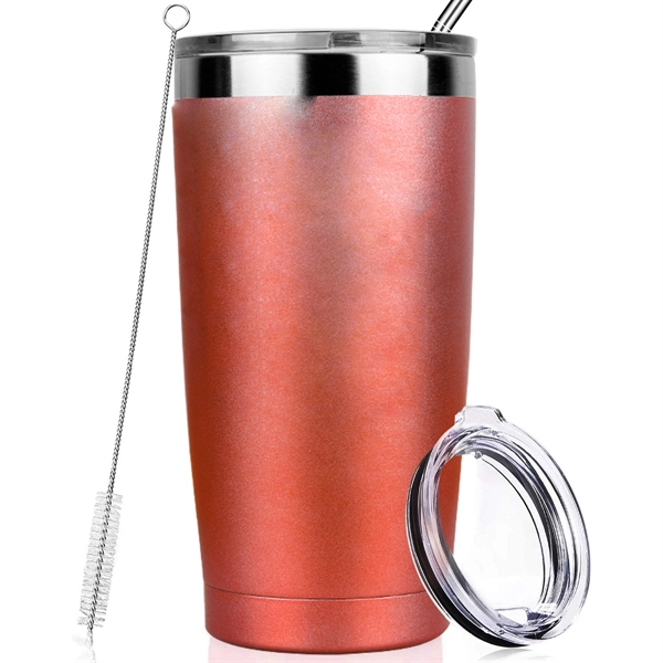 20 oz stainless steel double-layer vacuum flask - 20 oz stainless steel double-layer vacuum flask - Image 2 of 3