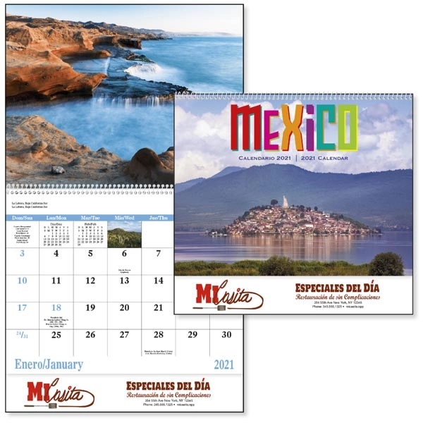 Spiral Mexico Scenic 2022 Appointment Calendar