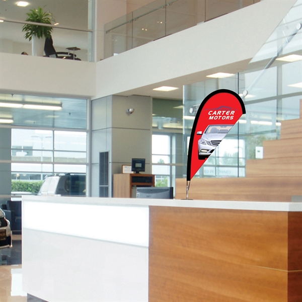 Double Sided Desktop Teardrop Banner - Double Sided Desktop Teardrop Banner - Image 8 of 9