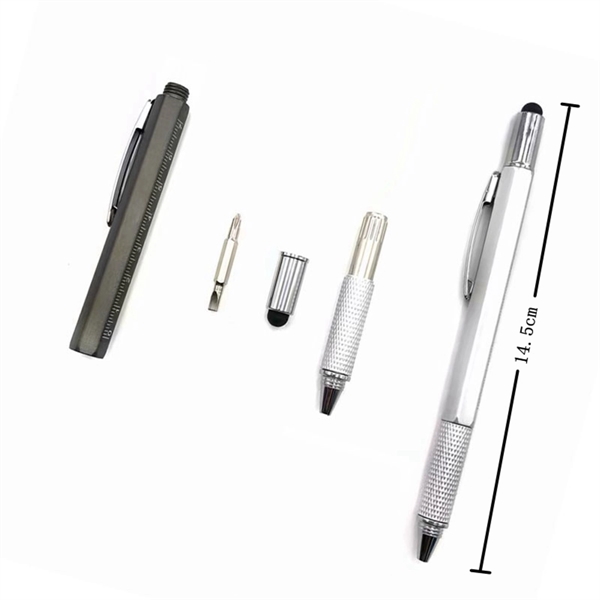 6 in 1 Touch Screen Stylus Screwdriver Ruler Pen - 6 in 1 Touch Screen Stylus Screwdriver Ruler Pen - Image 3 of 7