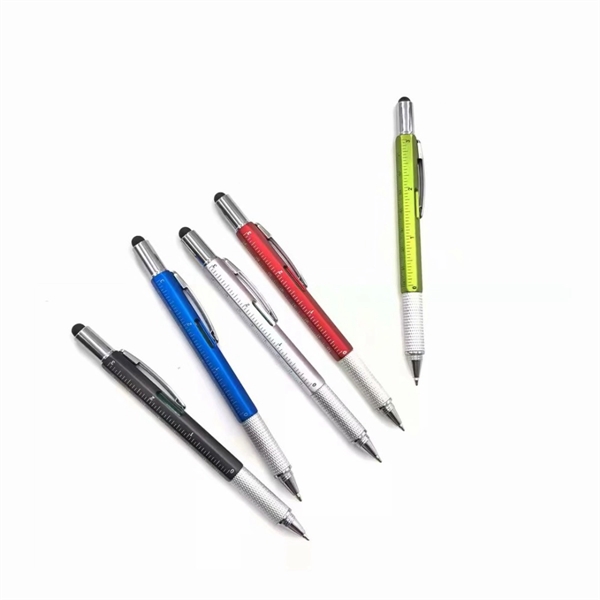 6 in 1 Touch Screen Stylus Screwdriver Ruler Pen - 6 in 1 Touch Screen Stylus Screwdriver Ruler Pen - Image 5 of 7