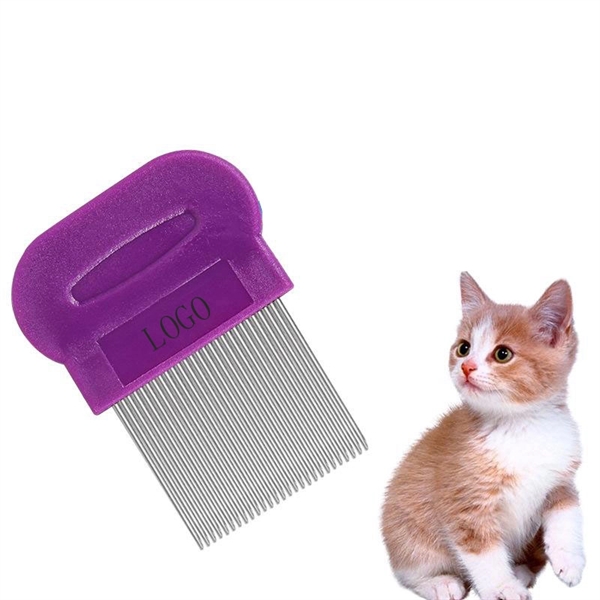 Pet Cat Animal Flea Lice Nit Removing Comb Pet Grooming Comb - Pet Cat Animal Flea Lice Nit Removing Comb Pet Grooming Comb - Image 0 of 3
