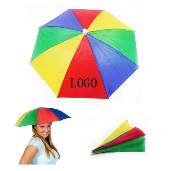 Rainbow Umbrella Hat - Rainbow Umbrella Hat - Image 0 of 3