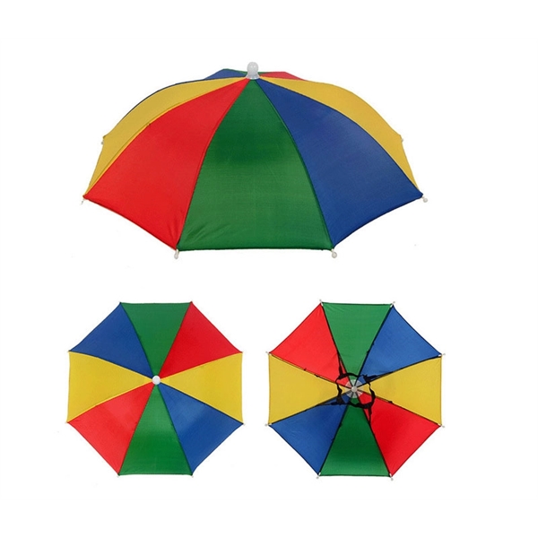 Rainbow Umbrella Hat - Rainbow Umbrella Hat - Image 1 of 3