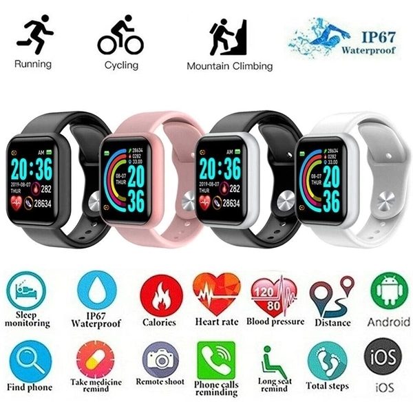 Bluetooth Smart Watch Waterproof Sport Fitness Tracker - Bluetooth Smart Watch Waterproof Sport Fitness Tracker - Image 0 of 0