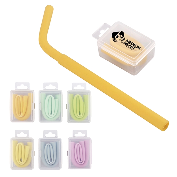 Silicone Reusable Straw in Case - Silicone Reusable Straw in Case - Image 0 of 0