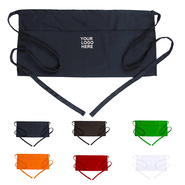 3 Pocket Waist Apron - 3 Pocket Waist Apron - Image 0 of 3