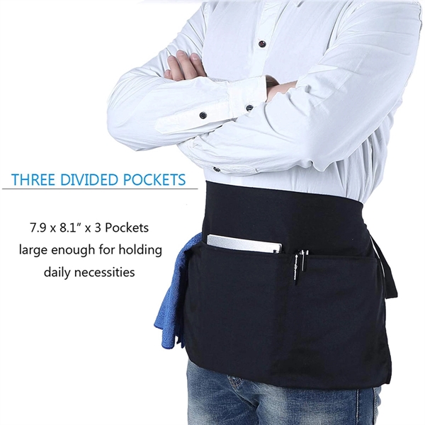 3 Pocket Waist Apron - 3 Pocket Waist Apron - Image 1 of 3