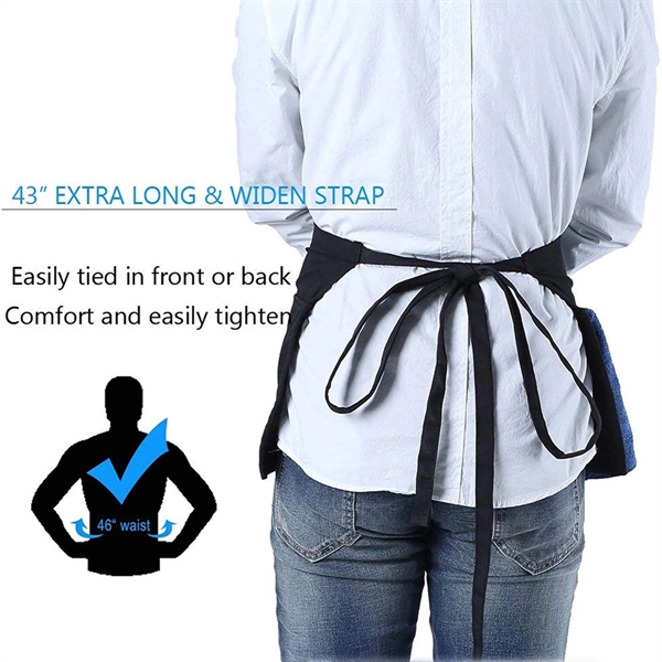 3 Pocket Waist Apron - 3 Pocket Waist Apron - Image 2 of 3