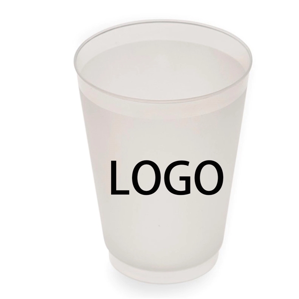 16 oz. Translucent Large Frosted Stadium Plastic Cup - 16 oz. Translucent Large Frosted Stadium Plastic Cup - Image 0 of 1