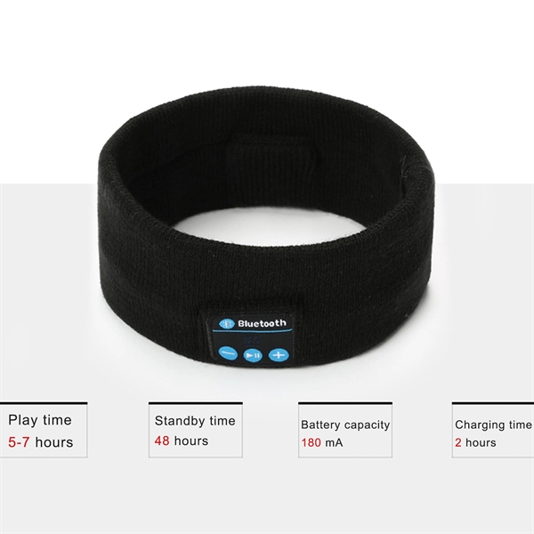 Bluetooth Music Sport Headband/Headwear/ Headset - Bluetooth Music Sport Headband/Headwear/ Headset - Image 1 of 2