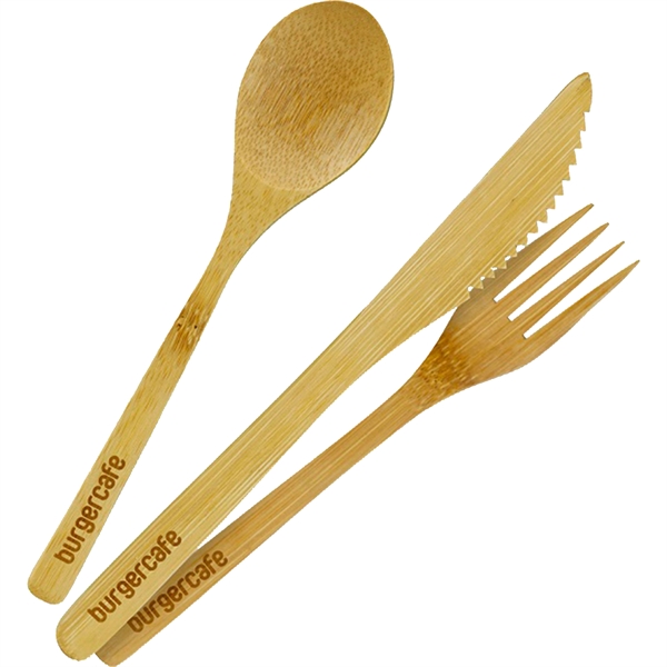 Bamboo Utensil Set - Bamboo Utensil Set - Image 1 of 4