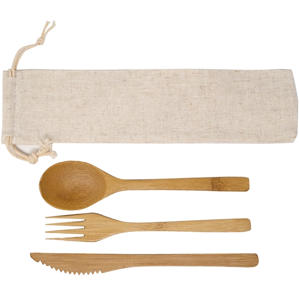 Bamboo Utensil Set - Bamboo Utensil Set - Image 2 of 4