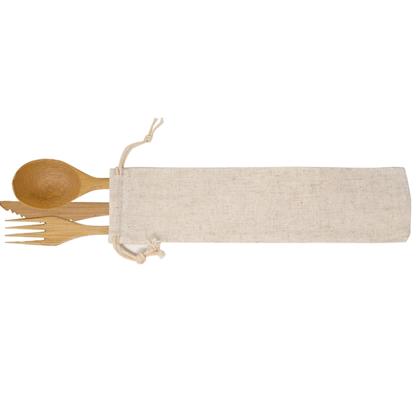 Bamboo Utensil Set - Bamboo Utensil Set - Image 3 of 4