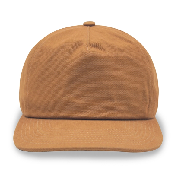 5 Panel Unstructed Corduroy Snapback Hat - 5 Panel Unstructed Corduroy Snapback Hat - Image 5 of 10
