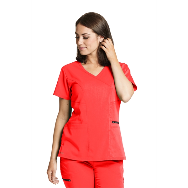 Barco Grey's Anatomy Women's 3-Pocket Kim Scrub Top - Barco Grey's Anatomy Women's 3-Pocket Kim Scrub Top - Image 18 of 24
