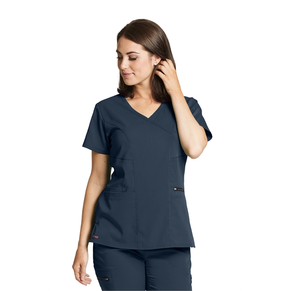 Barco Grey's Anatomy Women's 3-Pocket Kim Scrub Top - Barco Grey's Anatomy Women's 3-Pocket Kim Scrub Top - Image 20 of 24