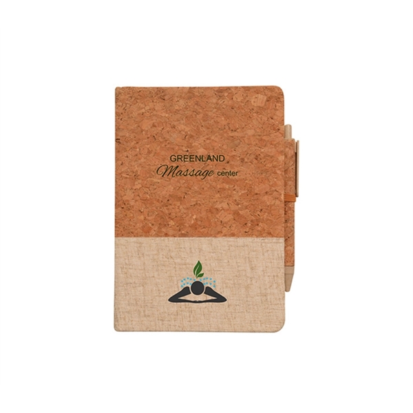 Hardcover Cork and Linen Journal - Hardcover Cork and Linen Journal - Image 0 of 1