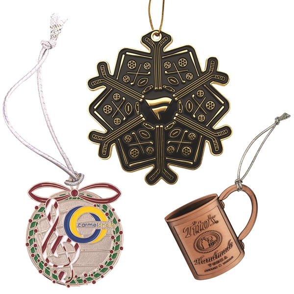 Custom Die Cast Holiday Ornaments - Custom Die Cast Holiday Ornaments - Image 2 of 38