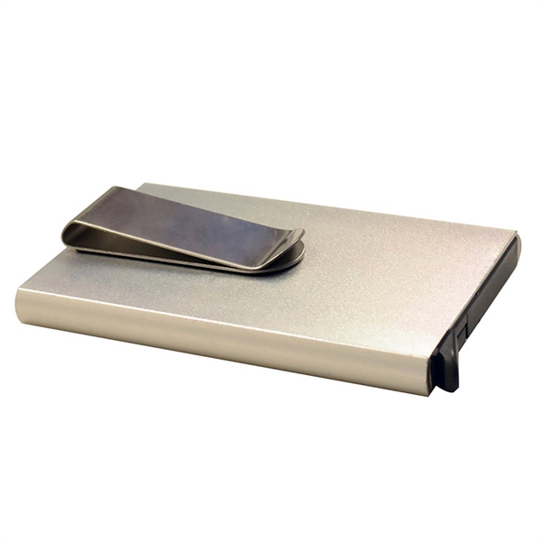 RFID Credit Card Holder for Men Money Clip Aluminum Metal - RFID Credit Card Holder for Men Money Clip Aluminum Metal - Image 4 of 6
