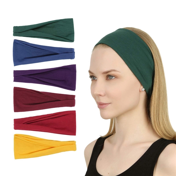 Unisex Solid Color Headband - Unisex Solid Color Headband - Image 1 of 6