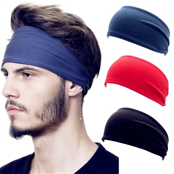 Unisex Solid Color Headband - Unisex Solid Color Headband - Image 2 of 6