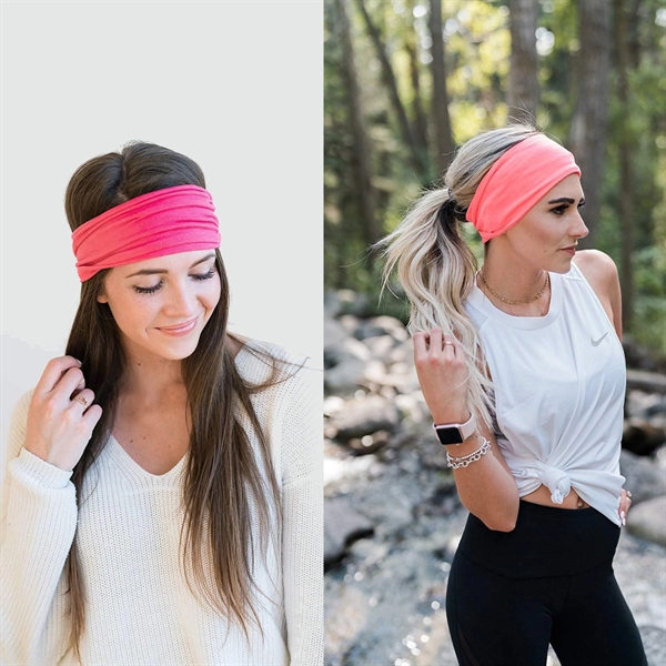 Unisex Solid Color Headband - Unisex Solid Color Headband - Image 5 of 6