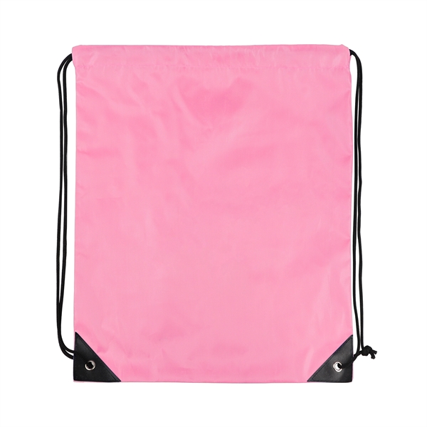 210D Polyester Drawstring Cinch Backpack - 210D Polyester Drawstring Cinch Backpack - Image 10 of 15