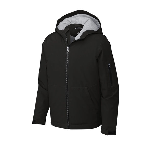 Sport-Tek Youth Waterproof Insulated Jacket - Sport-Tek Youth Waterproof Insulated Jacket - Image 4 of 25