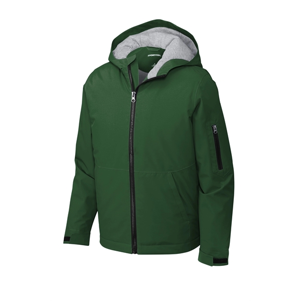 Sport-Tek Youth Waterproof Insulated Jacket - Sport-Tek Youth Waterproof Insulated Jacket - Image 9 of 25
