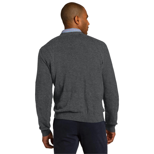 Port Authority V-Neck Sweater. - Port Authority V-Neck Sweater. - Image 7 of 20