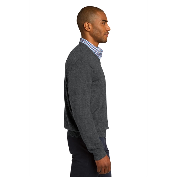 Port Authority V-Neck Sweater. - Port Authority V-Neck Sweater. - Image 8 of 20