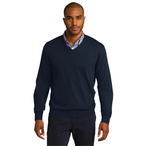 Port Authority V-Neck Sweater. - Port Authority V-Neck Sweater. - Image 16 of 20