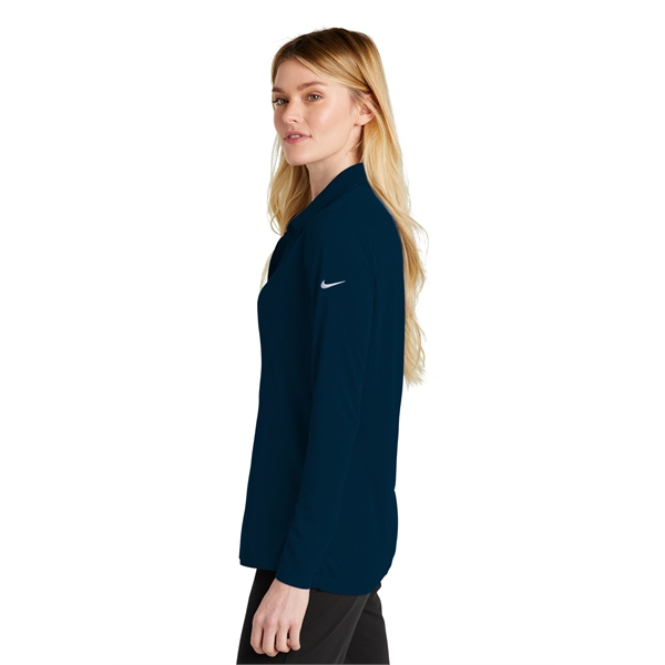 Nike Women's Dri-FIT Micro Pique 2.0 Long Sleeve Polo - Nike Women's Dri-FIT Micro Pique 2.0 Long Sleeve Polo - Image 22 of 35