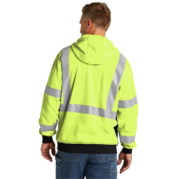 CornerStone A107 Class 3 Heavy-Duty Fleece Full-Zip Hoodie - CornerStone A107 Class 3 Heavy-Duty Fleece Full-Zip Hoodie - Image 7 of 10