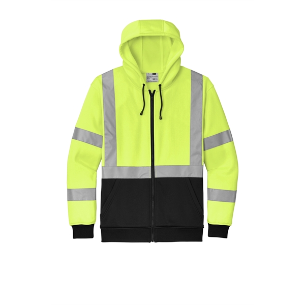 CornerStone A107 Class 3 Heavy-Duty Fleece Full-Zip Hoodie - CornerStone A107 Class 3 Heavy-Duty Fleece Full-Zip Hoodie - Image 9 of 10