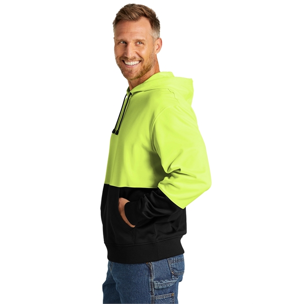 CornerStone Enhanced Visibility Fleece Pullover Hoodie - CornerStone Enhanced Visibility Fleece Pullover Hoodie - Image 8 of 10