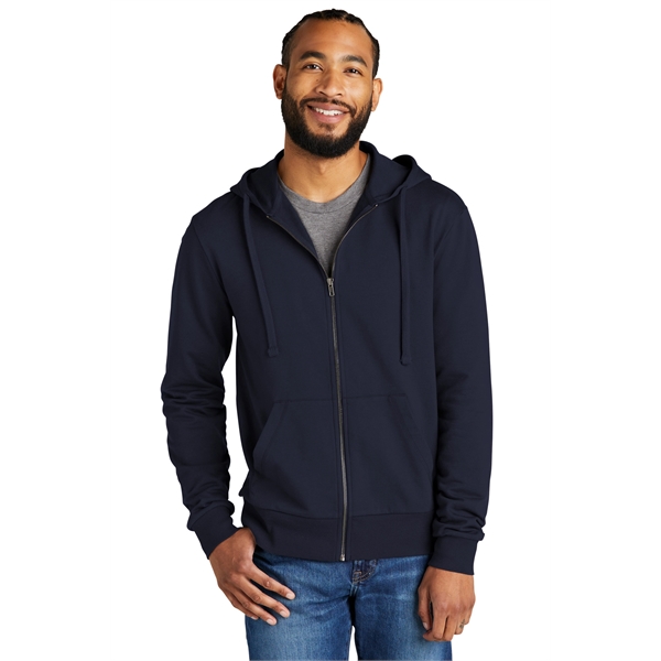 Allmade Unisex Organic French Terry Full-Zip Hoodie - Allmade Unisex Organic French Terry Full-Zip Hoodie - Image 10 of 20