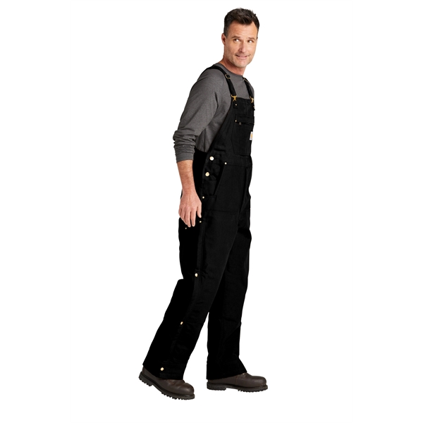 Carhartt Tall Firm Duck Insulated Bib Overalls - Carhartt Tall Firm Duck Insulated Bib Overalls - Image 2 of 15