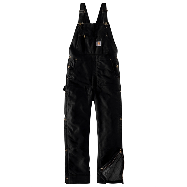 Carhartt Tall Firm Duck Insulated Bib Overalls - Carhartt Tall Firm Duck Insulated Bib Overalls - Image 3 of 15