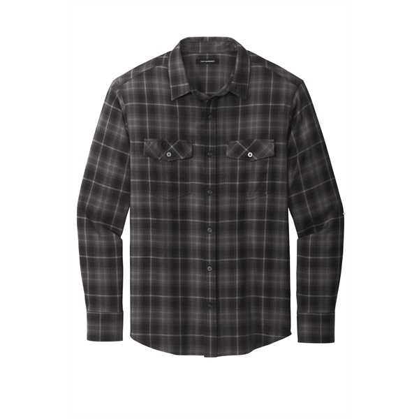 Port Authority Long Sleeve Ombre Plaid Shirt - Port Authority Long Sleeve Ombre Plaid Shirt - Image 3 of 15