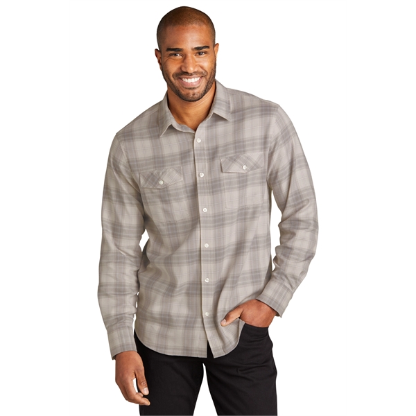 Port Authority Long Sleeve Ombre Plaid Shirt - Port Authority Long Sleeve Ombre Plaid Shirt - Image 5 of 15