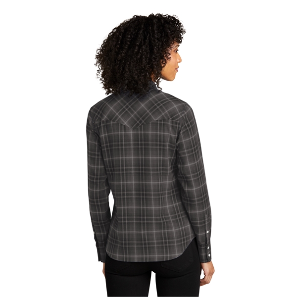 Port Authority Women's Long Sleeve Ombre Plaid Shirt - Port Authority Women's Long Sleeve Ombre Plaid Shirt - Image 1 of 15