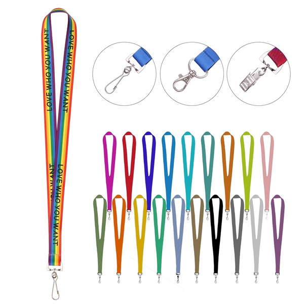 3/4" Full Color Dye Sublimation Lanyard - 3/4" Full Color Dye Sublimation Lanyard - Image 0 of 4