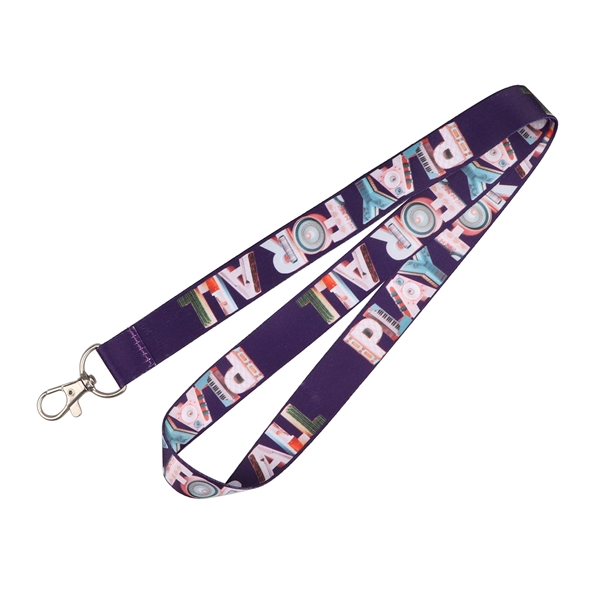 3/4" Full Color Dye Sublimation Lanyard - 3/4" Full Color Dye Sublimation Lanyard - Image 1 of 4